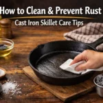 How to Clean a Cast Iron Skillet and Prevent Rust