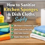 How to Sanitize Kitchen Sponges and Dish Cloths Safely