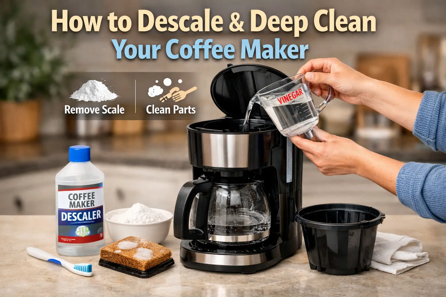 How to Descale and Deep Clean Your Coffee Maker