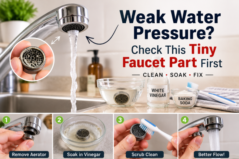 Weak Water Pressure? Check This Tiny Faucet Part First