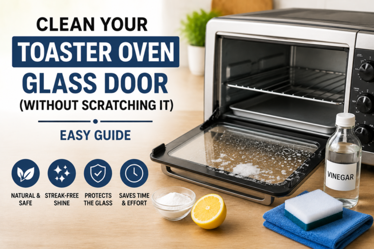 Clean Your Toaster Oven Glass Door (Without Scratching It