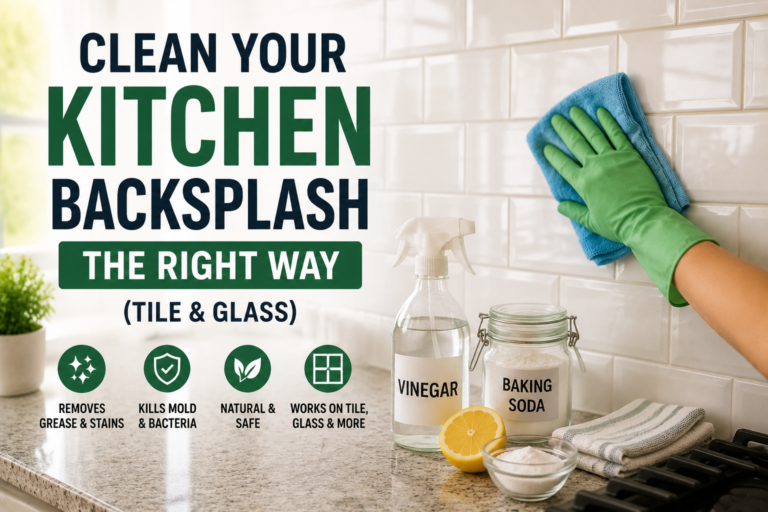 Clean Your Kitchen Backsplash the Right Way (Tile & Glass)