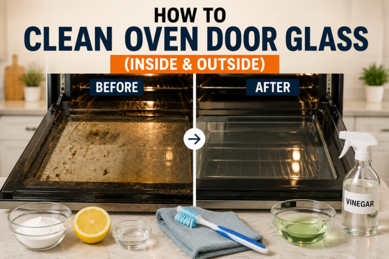 How to Clean Oven Door Glass (Inside & Outside)